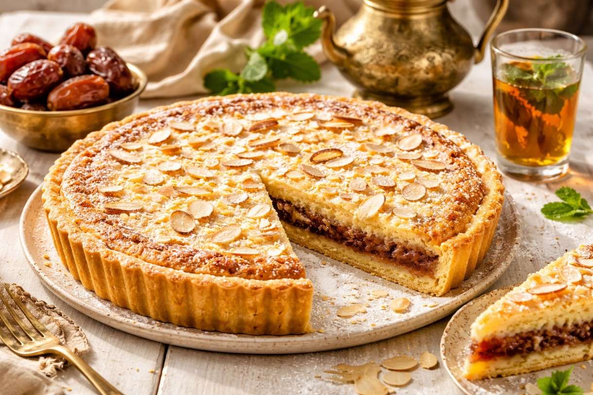 Ramadan in der französischen Küche – Tarte aux dattes et amandes