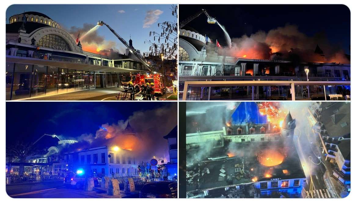 Flammen über dem Genfersee: Der Brand im Casino von Évian erschüttert eine ganze Stadt