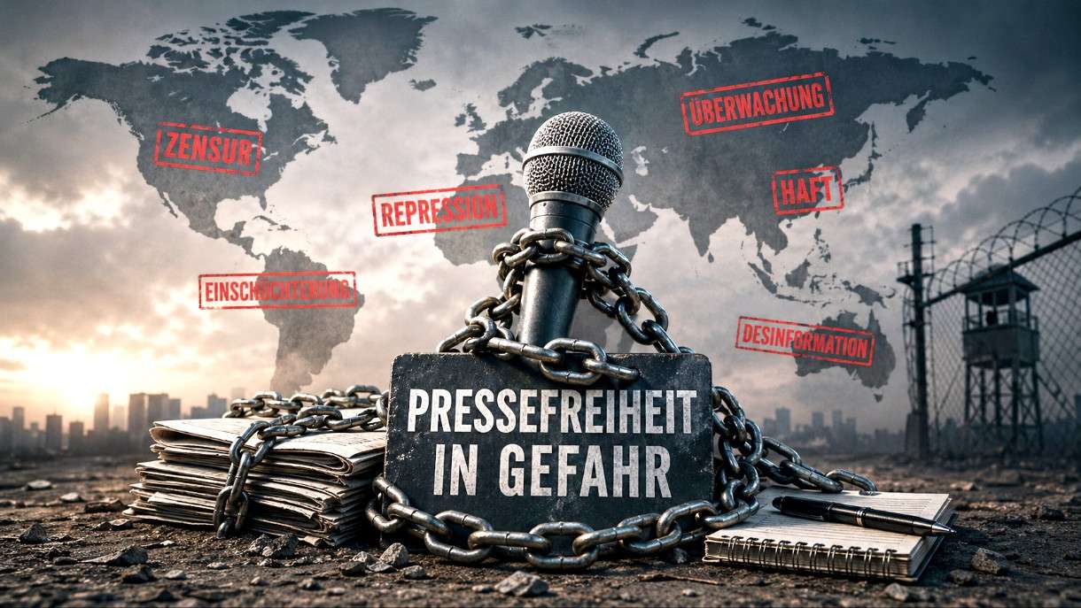 Pressefreiheit weltweit auf historischem Tiefstand – Der schleichende Verlust eines demokratischen Grundpfeilers