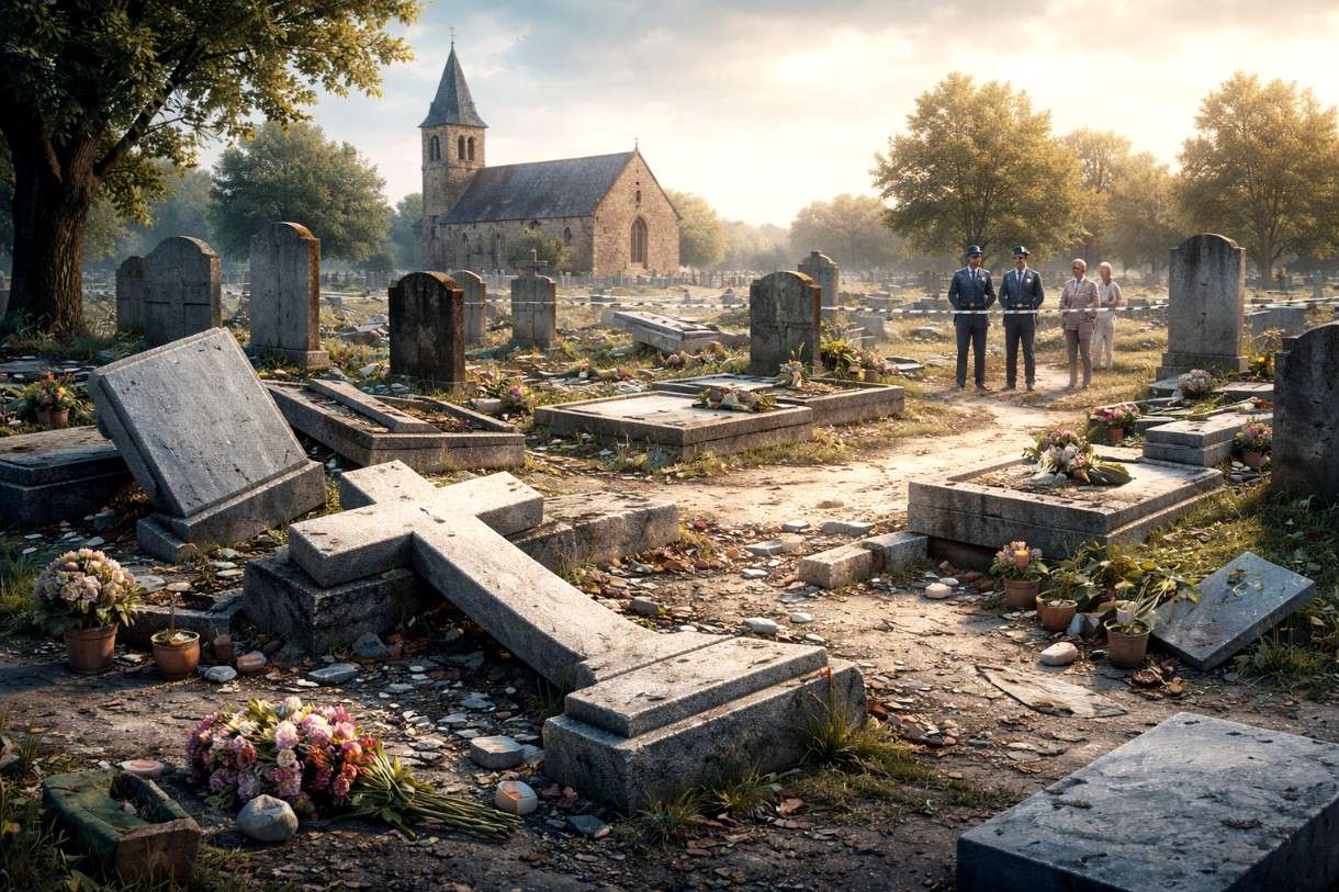 Erschütterte Ruhe: Friedhofsschändungen verunsichern den Westen Frankreichs