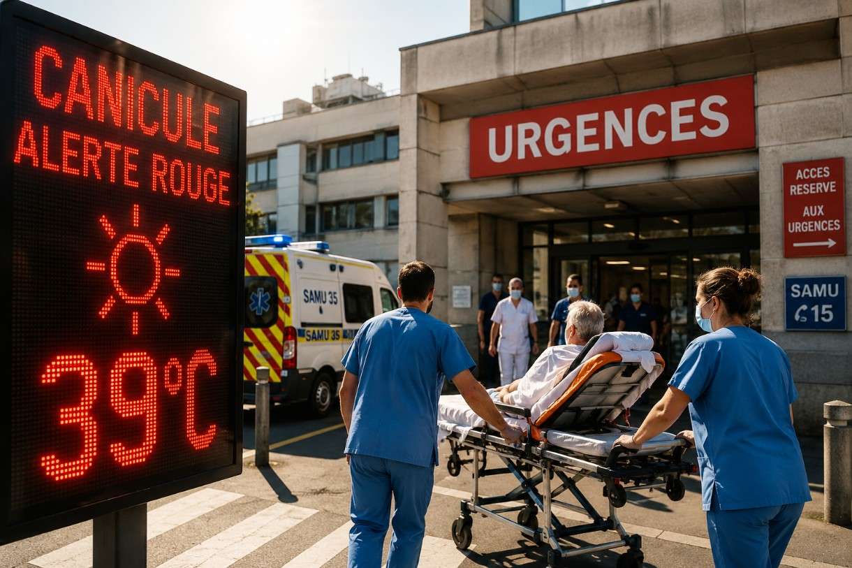 Wenn die Hitze zur systemischen Belastungsprobe wird – Frankreichs Krankenhäuser kämpfen am Limit