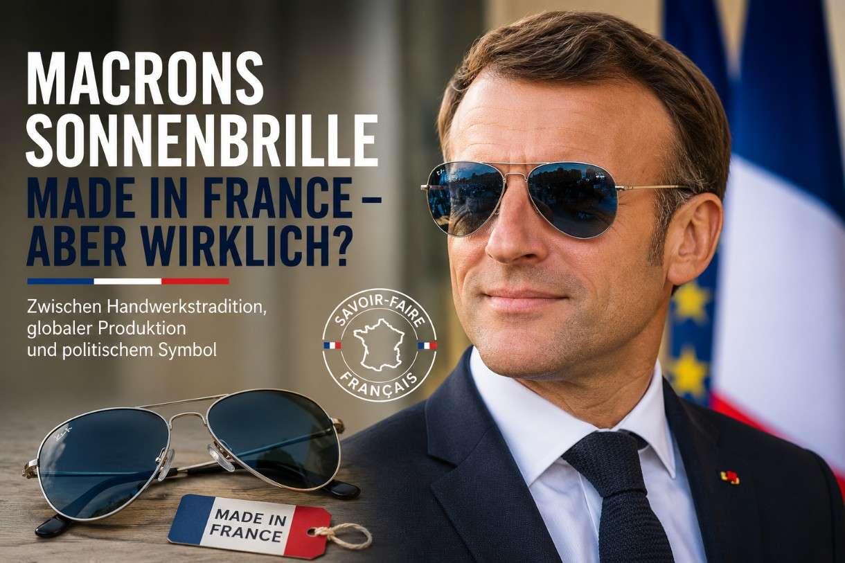 Macrons Sonnenbrillen und das Rätsel vom „echten“ Made in France