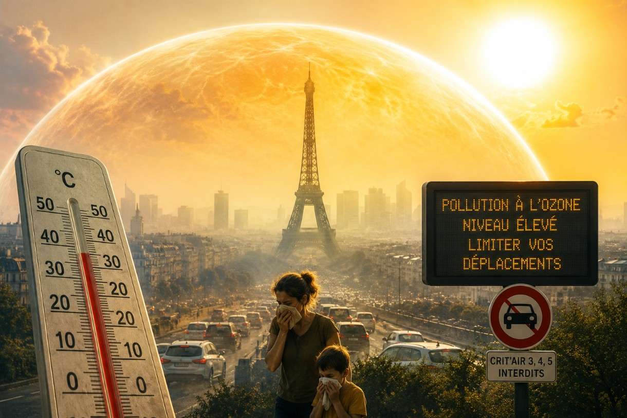 Frankreich unter einer gefährlichen Hitzeglocke