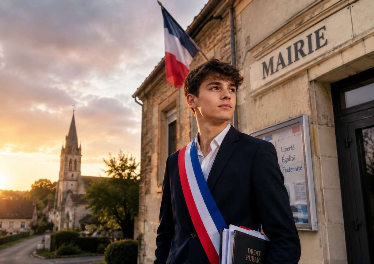 Neunzehn Jahre alt und Bürgermeister in Frankreich