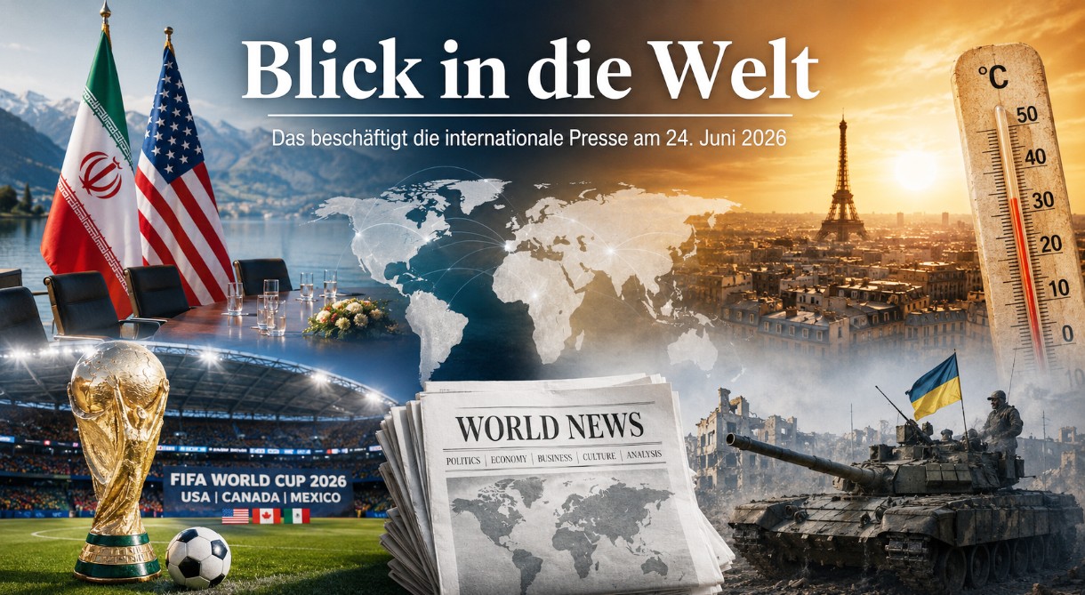 Blick in die Welt: Das beschäftigt die internationale Presse am 24. Juni 2026