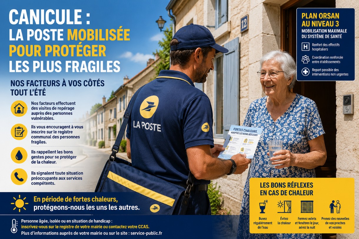 Hitzewelle: Frankreich mobilisiert Briefträger zum Schutz gefährdeter Menschen