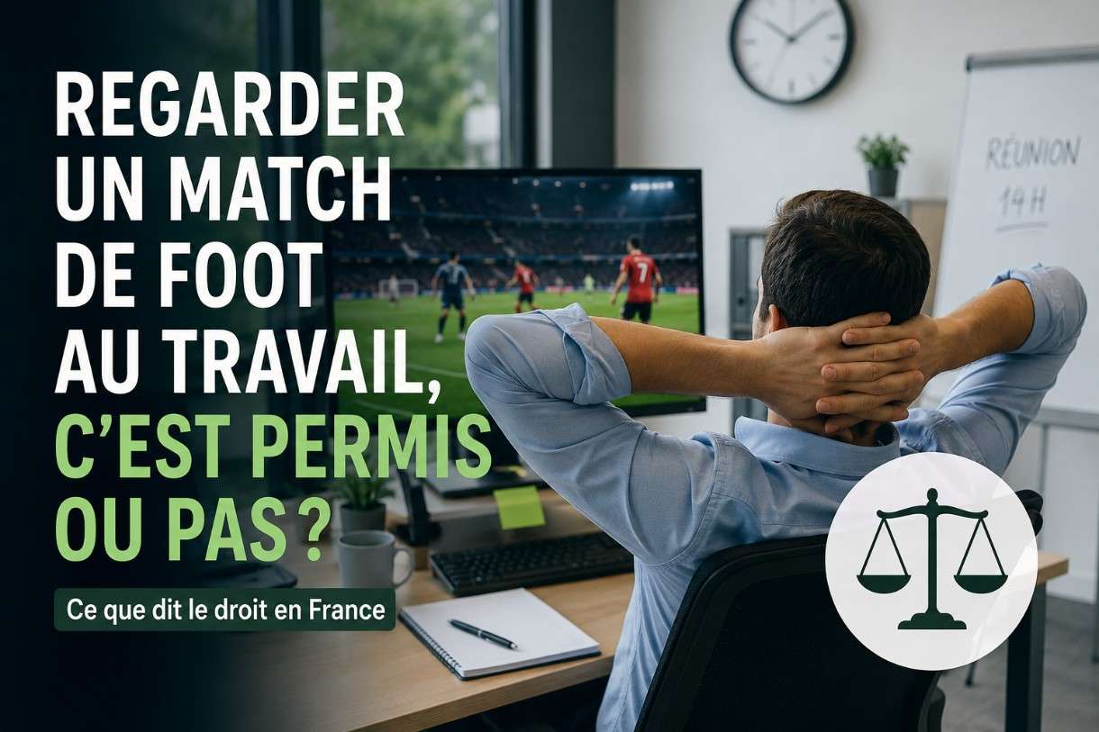Fußball im Büro schauen – in Frankreich erlaubt oder riskant?