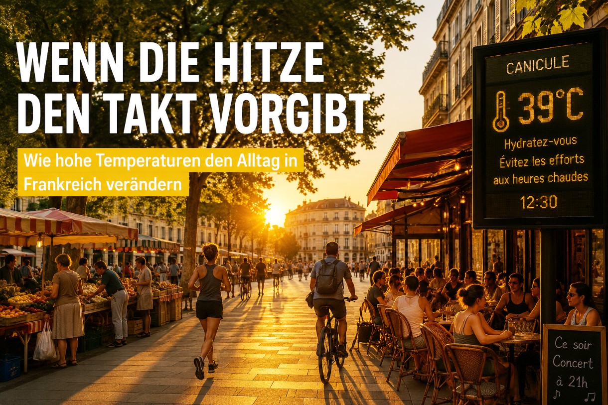 Wenn die Hitze den Takt vorgibt: Wie hohe Temperaturen den Alltag in Frankreich verändern