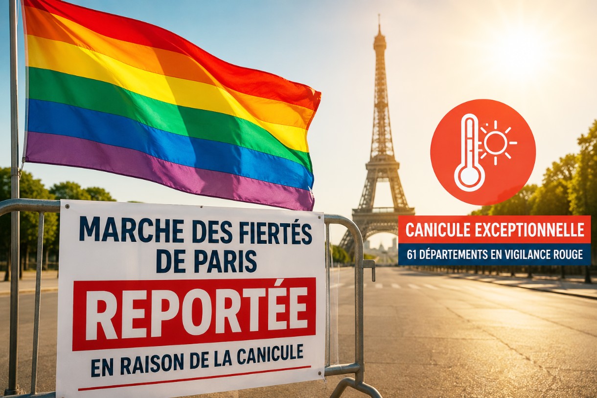 Paris verschiebt Pride-Parade wegen extremer Hitzewelle