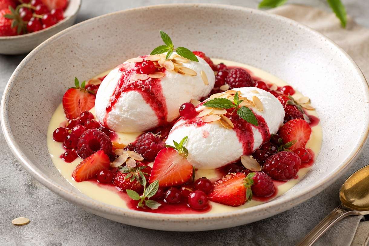 Île Flottante aux Fruits Rouges – Der schwebende Klassiker im modernen Frühsommergewand