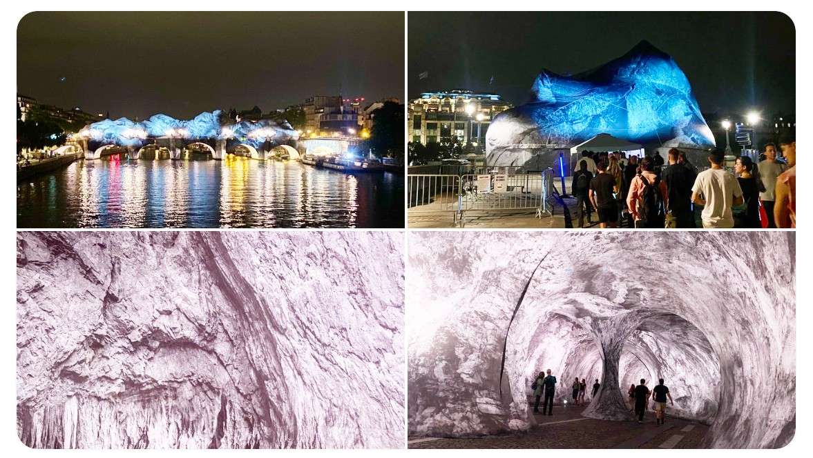 Eine Höhle auf der Seine: JRs spektakuläre „Caverne“ auf dem Pont-Neuf wieder geöffnet