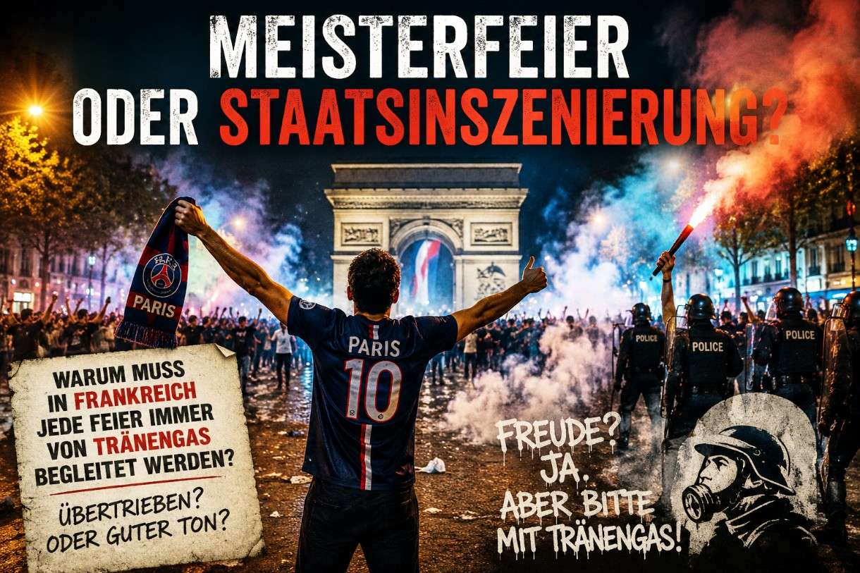 Kommentar: Zwischen Meisterfeier und Tränengas – Frankreichs seltsame Tradition der Eskalation