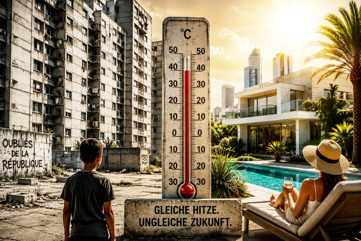 Weggesperrt in Wohnsilos und dann der Hitze überlassen – es ist lebensgefährlich, nicht reich zu sein