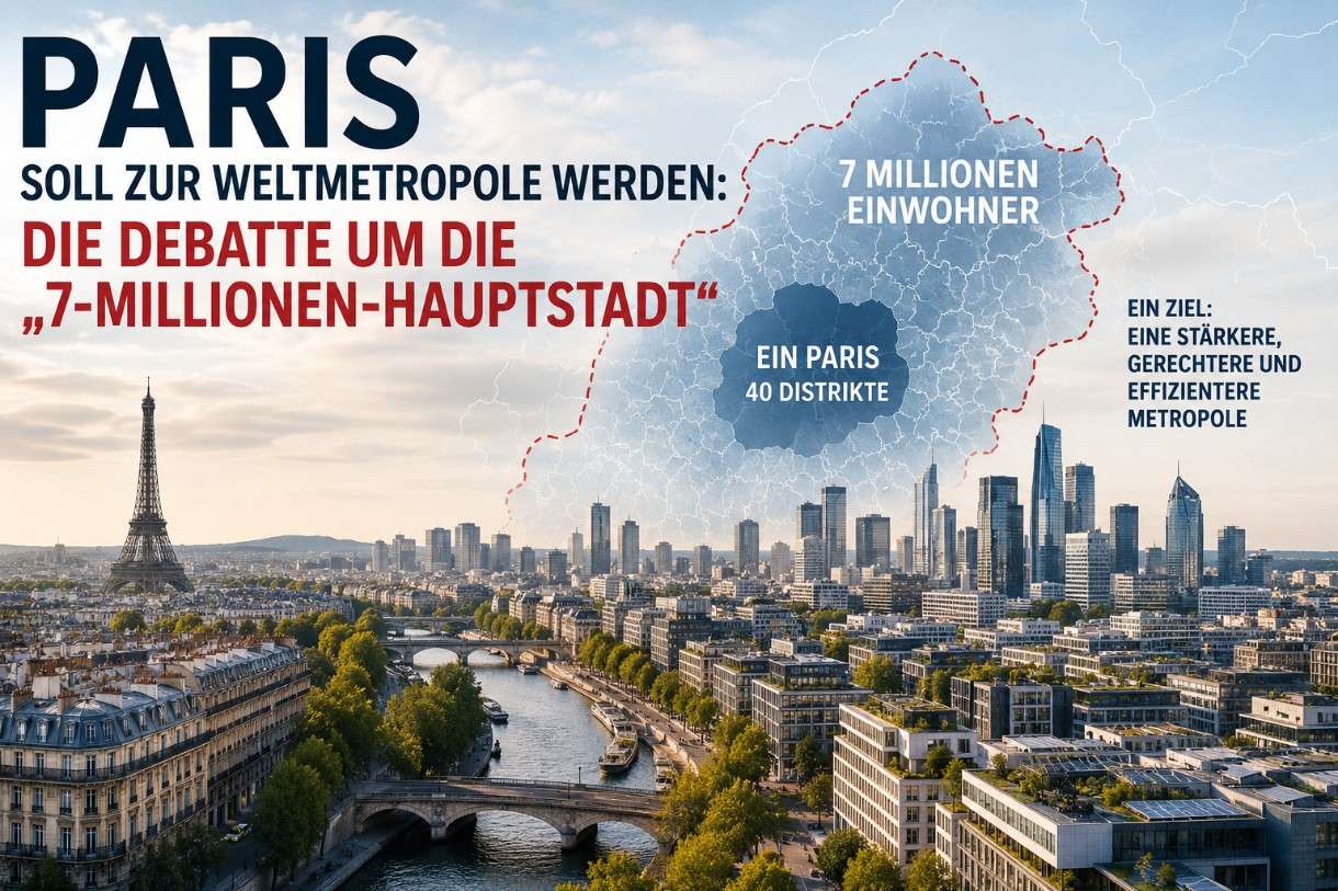 Paris träumt von der Megastadt: Kommt die Hauptstadt der sieben Millionen?
