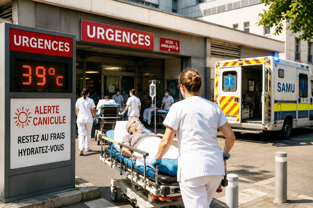 Hitzewelle bringt Frankreichs Krankenhäuser an ihre Belastungsgrenze