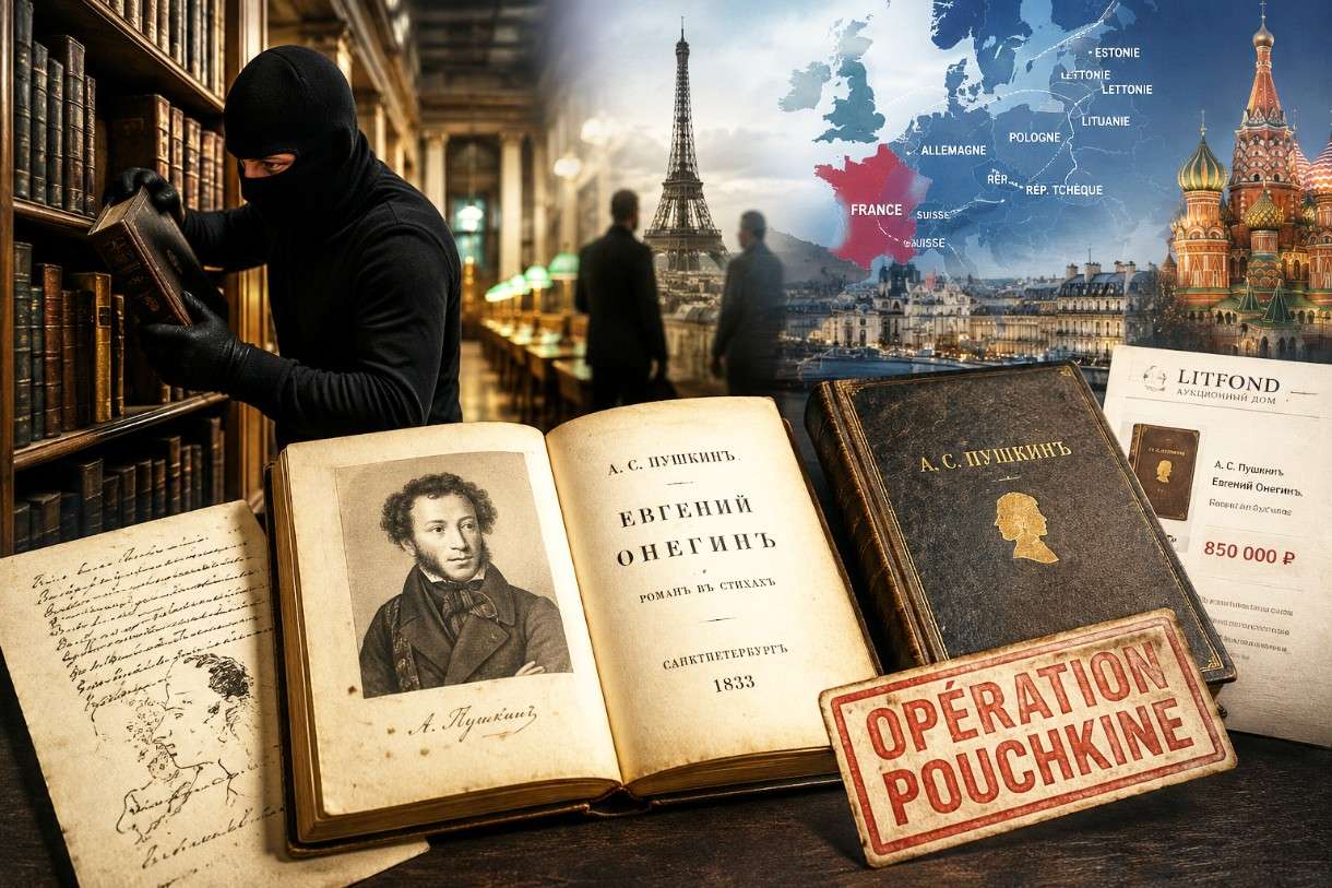 „Opération Pouchkine“: Der Bibliotheksraub mit geopolitischem Schatten