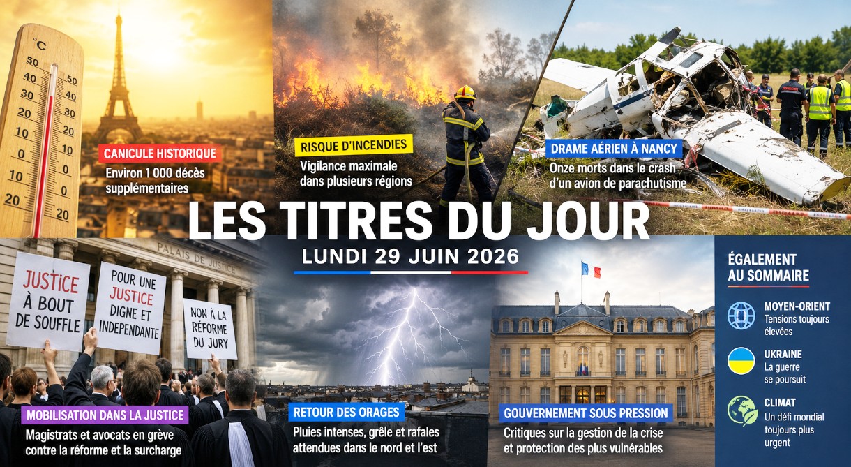 Tagesüberblick: Diese Themen bestimmen die Schlagzeilen der französischen Presse am Montag, 29. Juni 2026