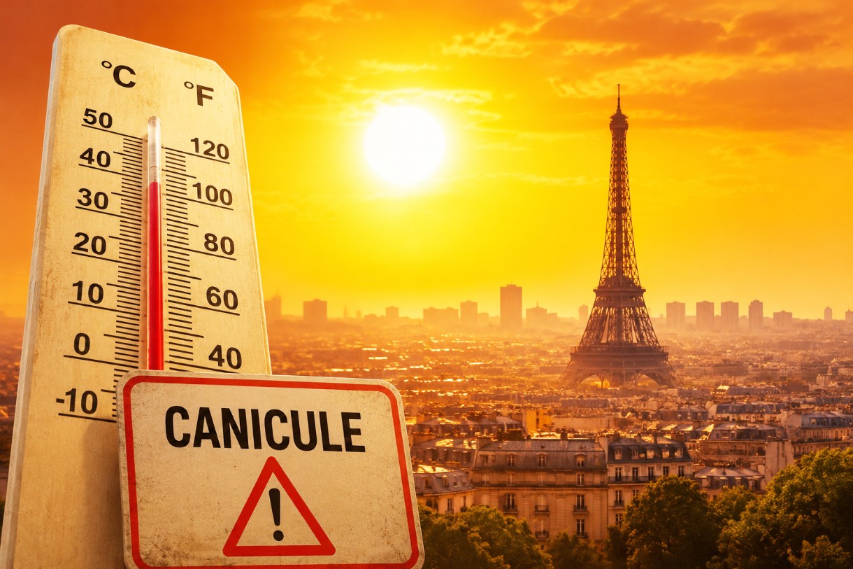 Hitzewelle in Frankreich: 26 Millionen Menschen unter höchster Warnstufe – Entspannung erst ab Donnerstag in Sicht