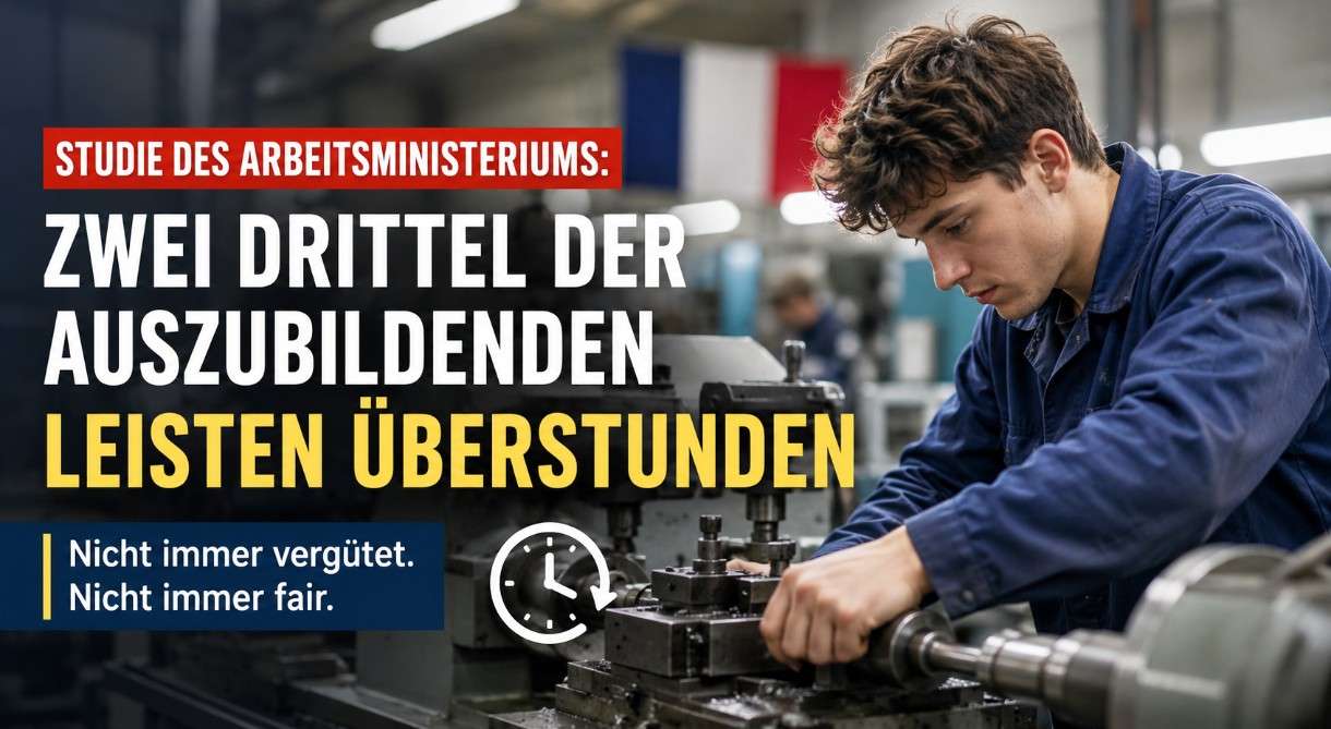 Wenn die Lehre länger dauert: Zwei Drittel der Auszubildenden leisten Überstunden