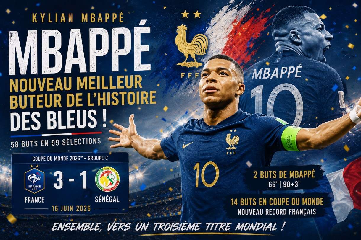 Mbappé schreibt Geschichte: Frankreichs neuer Rekordjäger führt die Équipe Tricolore zum WM-Auftaktsieg