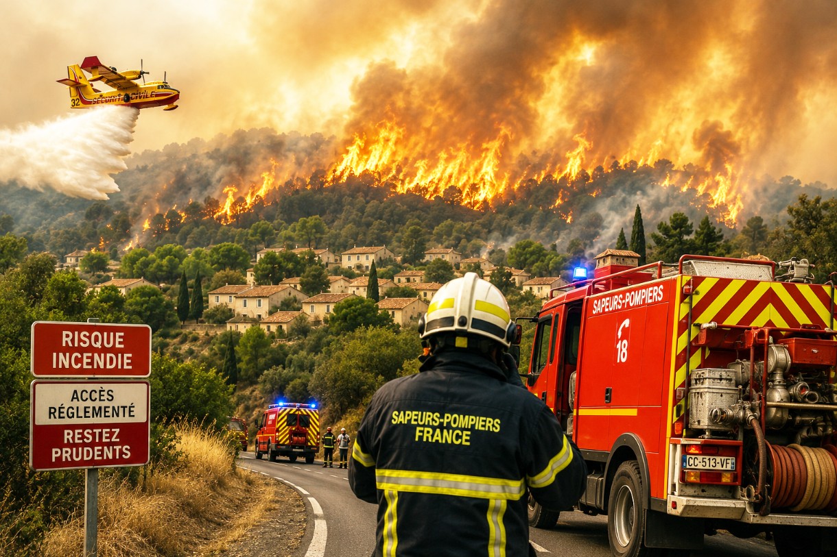 Waldbrände in Frankreich: Nach zahlreichen Feuern gilt landesweit höchste Alarmbereitschaft