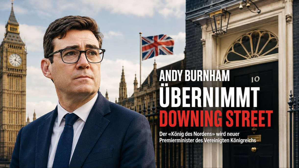 Andy Burnham übernimmt Downing Street: Der «König des Nordens» soll Grossbritannien neuen Schwung verleihen