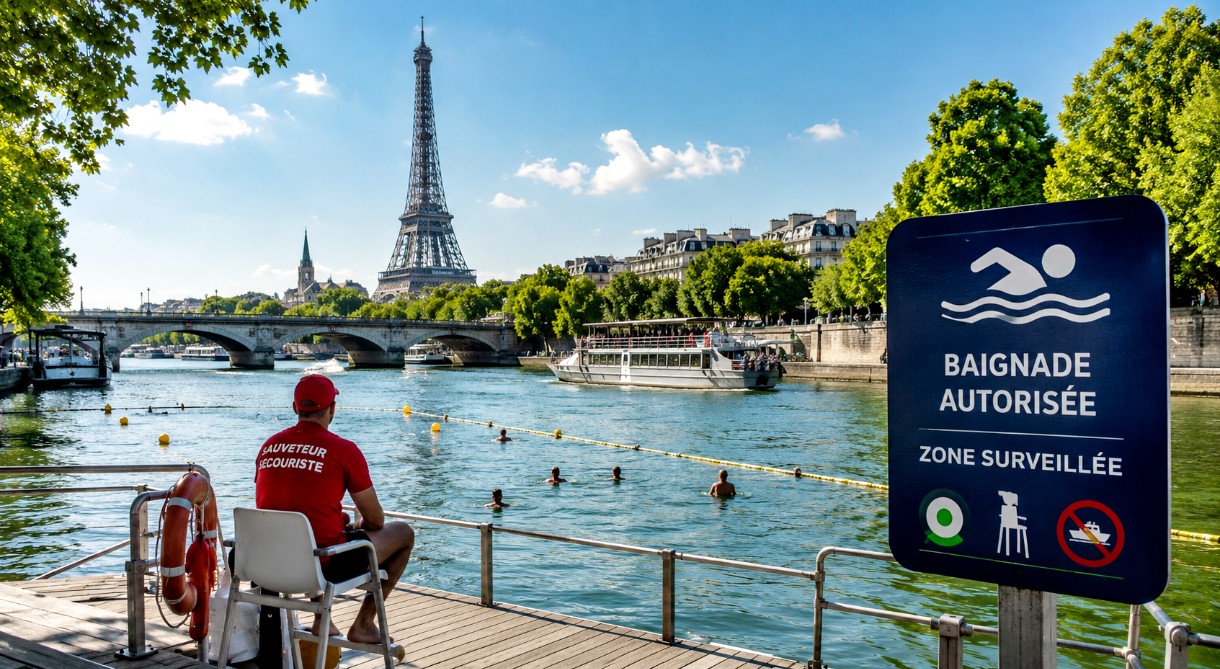 Baden in der Seine: Ist ein Sprung ins Wasser heute wirklich sicher?
