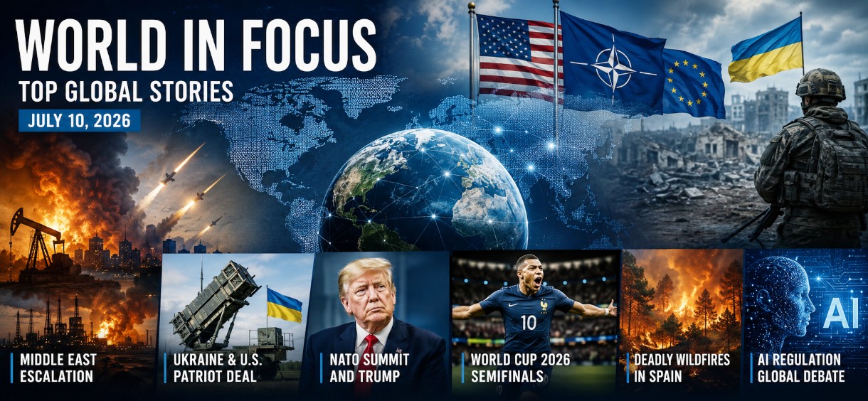 Blick in die Welt: Diese Themen dominieren die internationale Presse am 10. Juli 2026