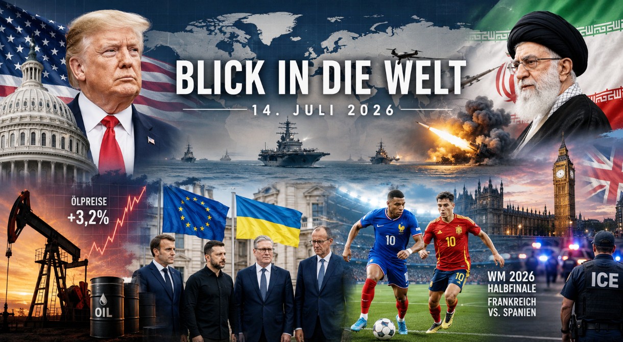 Blick in die Welt: Diese Themen bestimmen die internationale Presse am 14. Juli 2026
