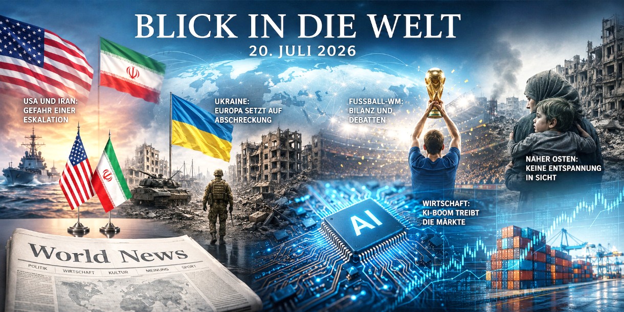 Blick in die Welt: Diese Themen prägen die internationale Presse am Montag, 20. Juli 2026