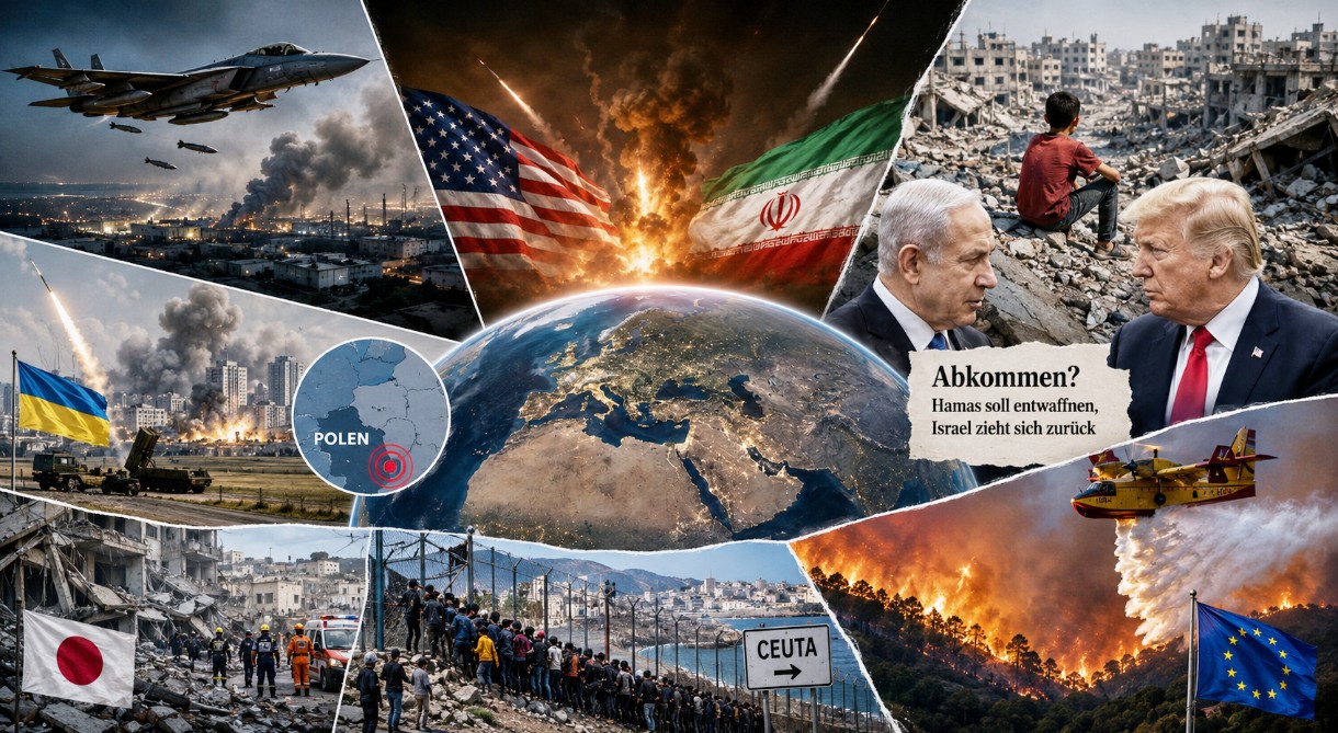 Blick in die Welt: Iran-Krieg, mögliche Gaza-Wende und neue russische Angriffe dominieren die internationale Presse