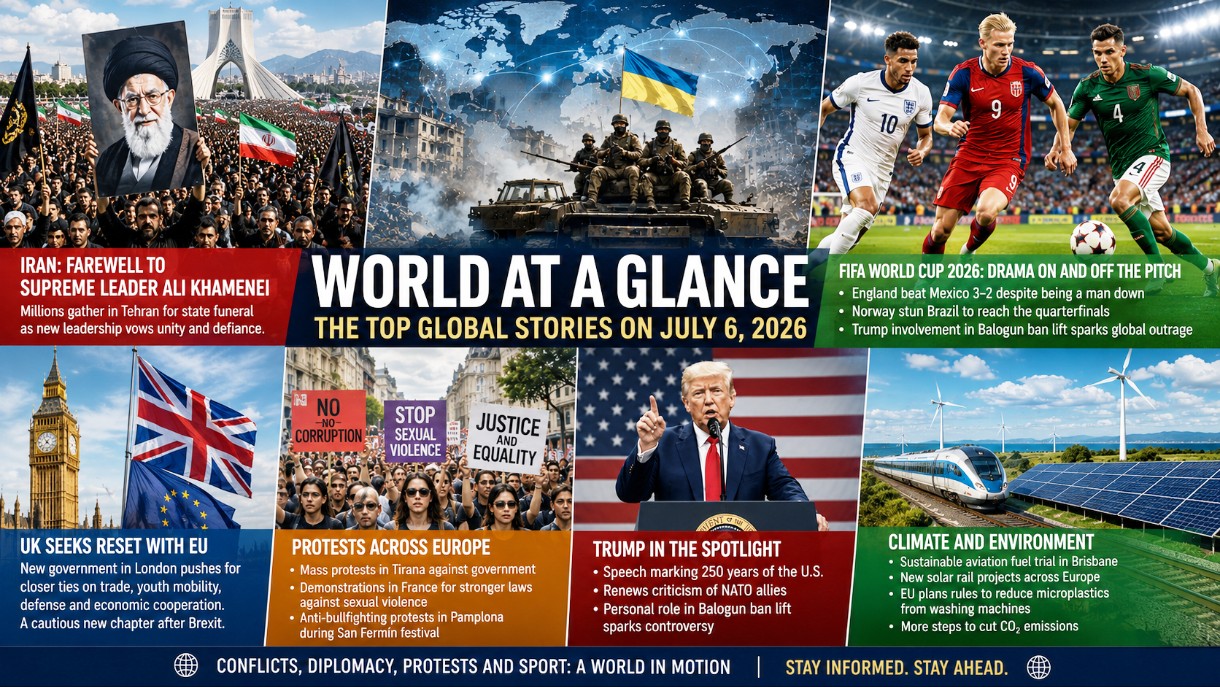 Blick in die Welt: Das bewegt die internationale Presse am 6. Juli 2026