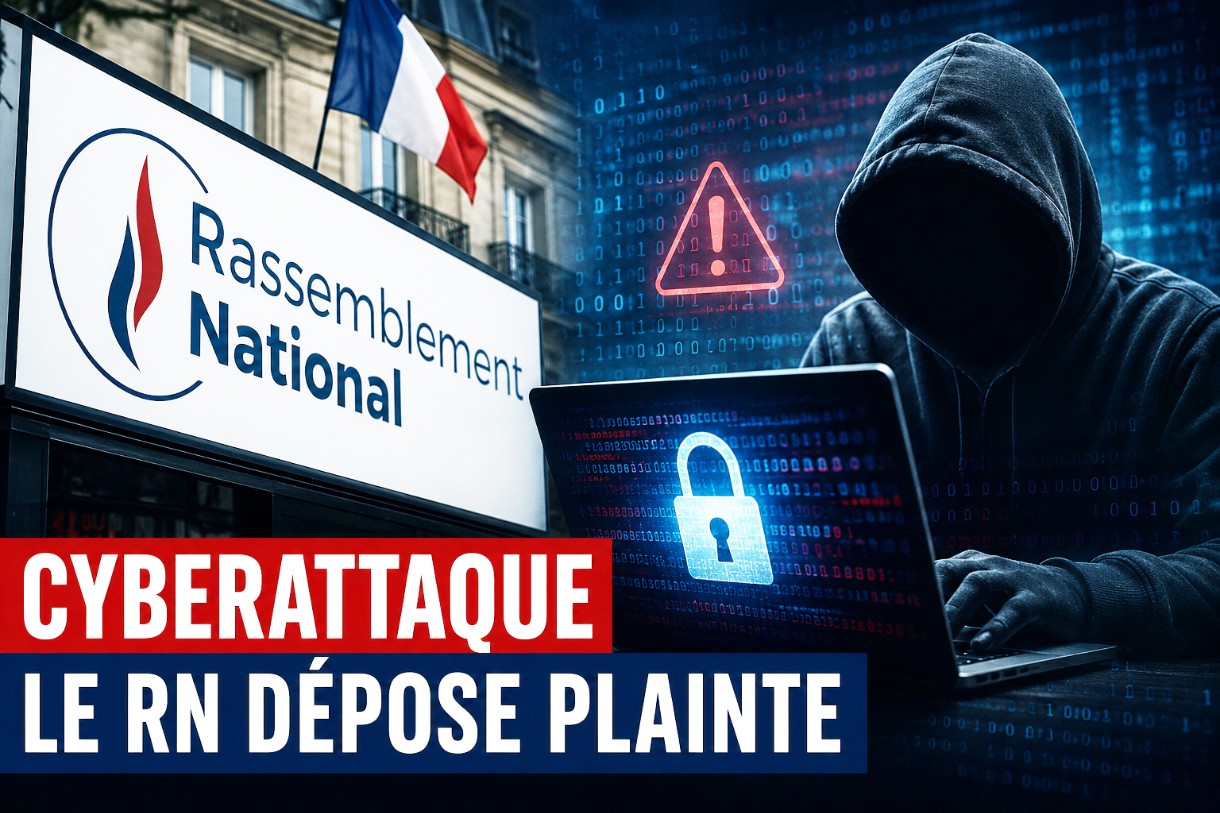 Cyberangriff-auf-Rassemblement-National_Illustration