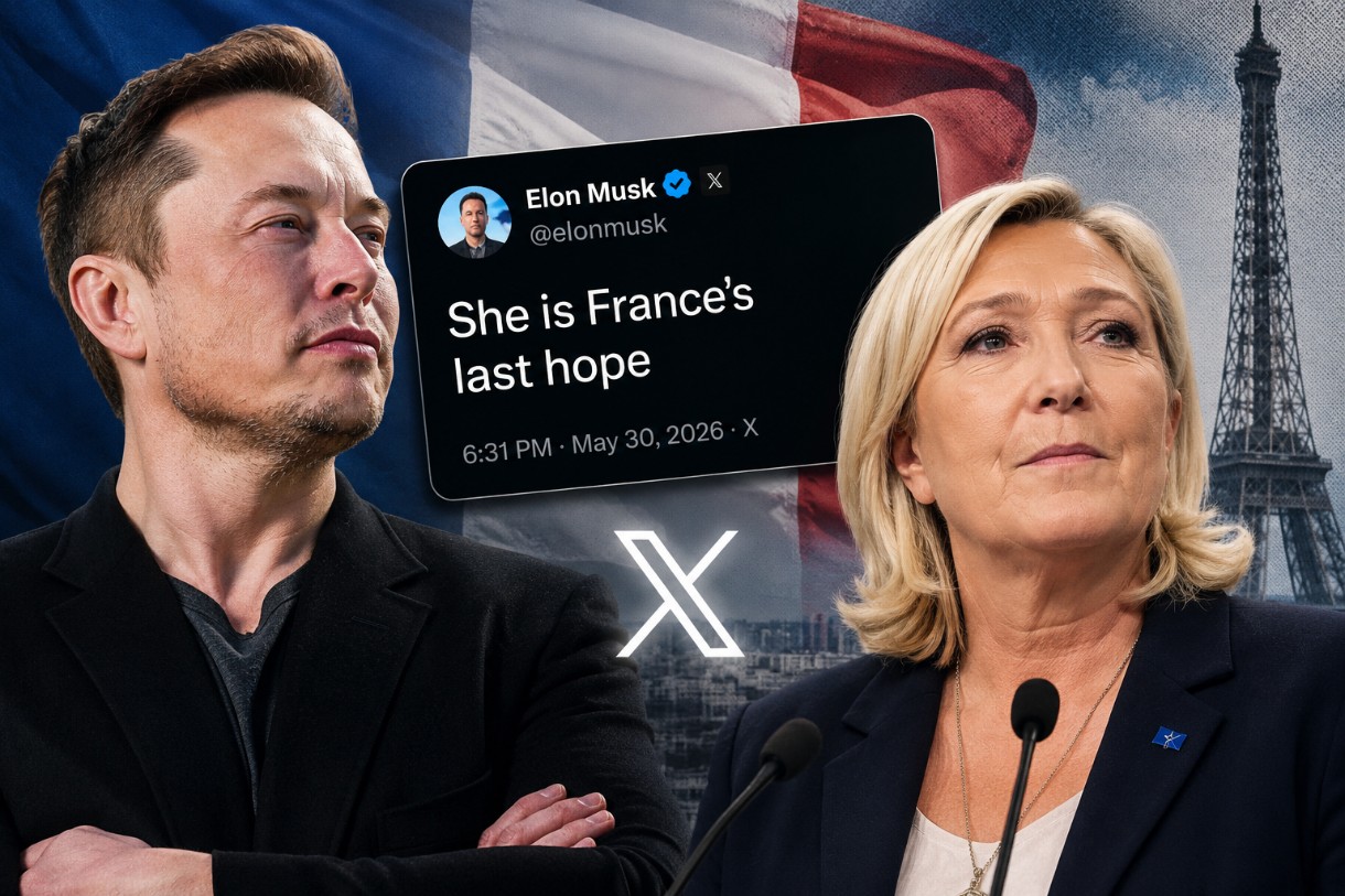 Elon Musk erklärt Marine Le Pen zur «letzten Hoffnung Frankreichs»