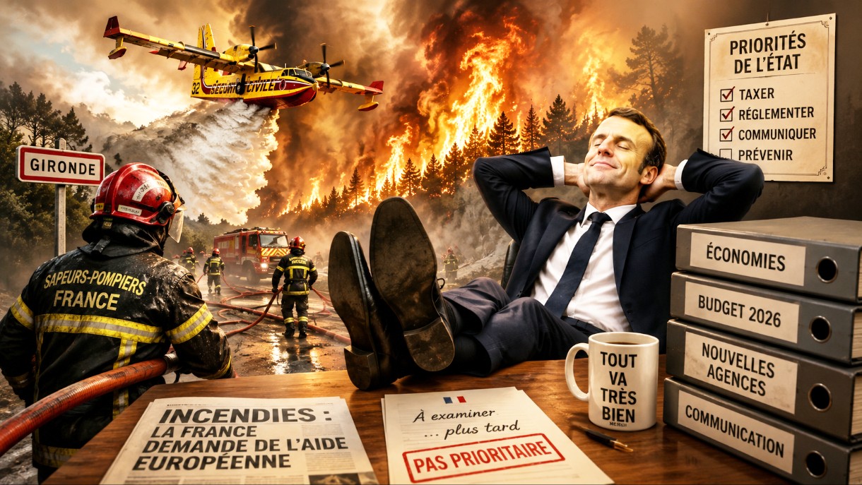 Feuerwehr-im-Einsatz-Politik-im-Büro_Illustration