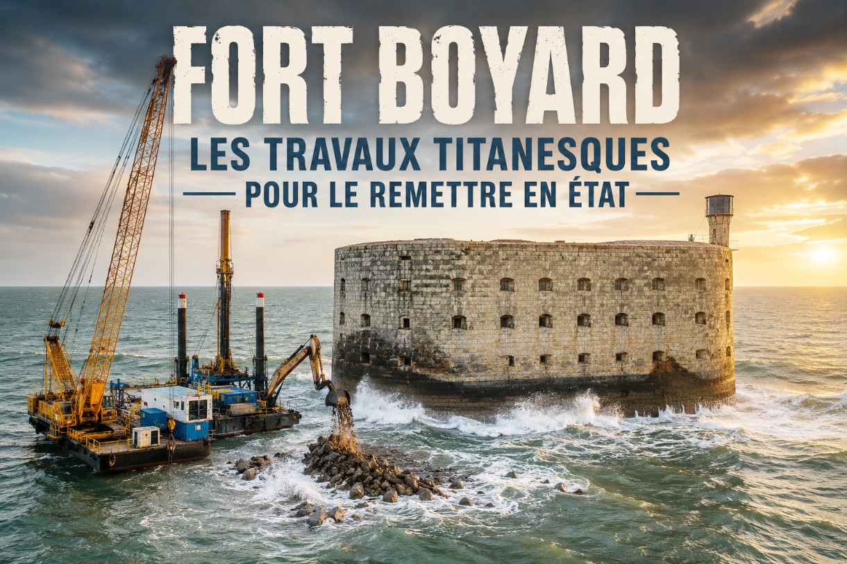 Fort Boyard kämpft gegen das Meer