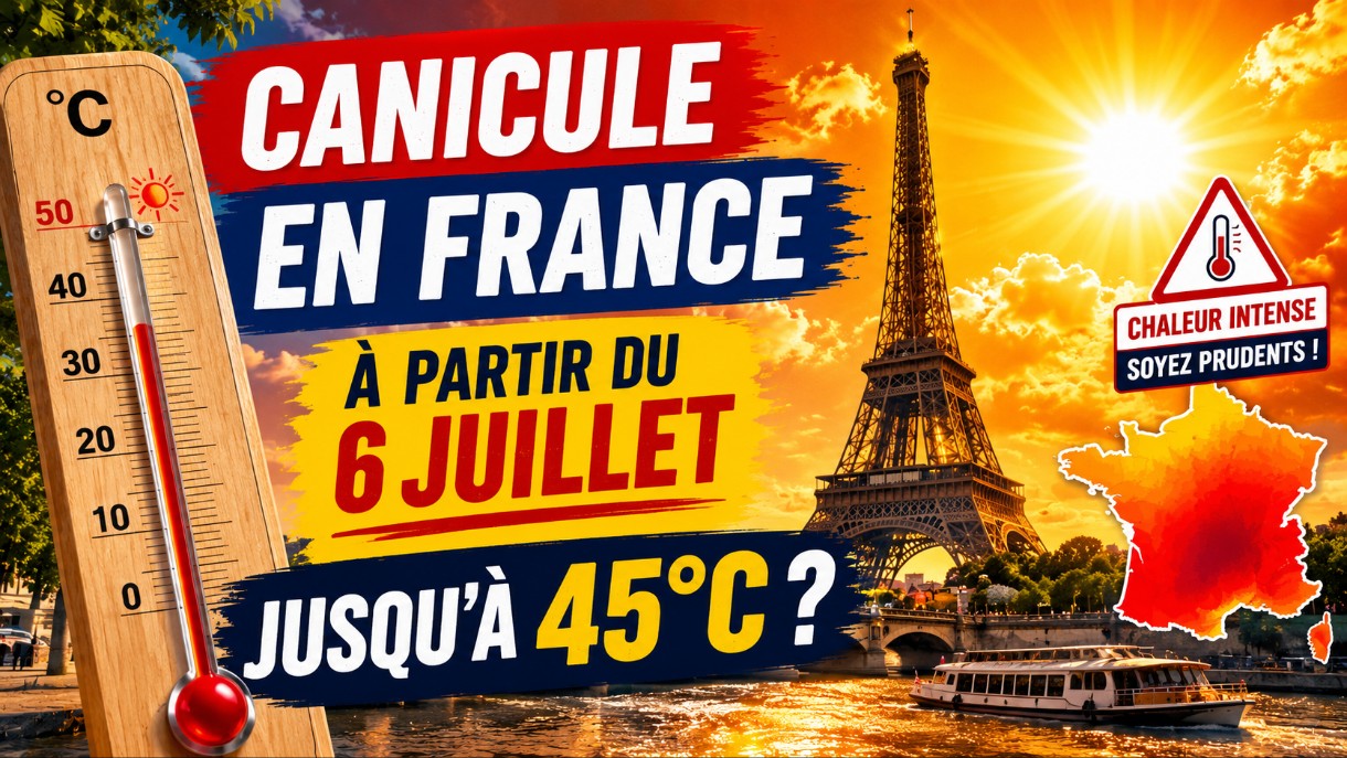 Hitzewelle in Frankreich: Drohen ab dem 6. Juli tatsächlich bis zu 45 Grad?