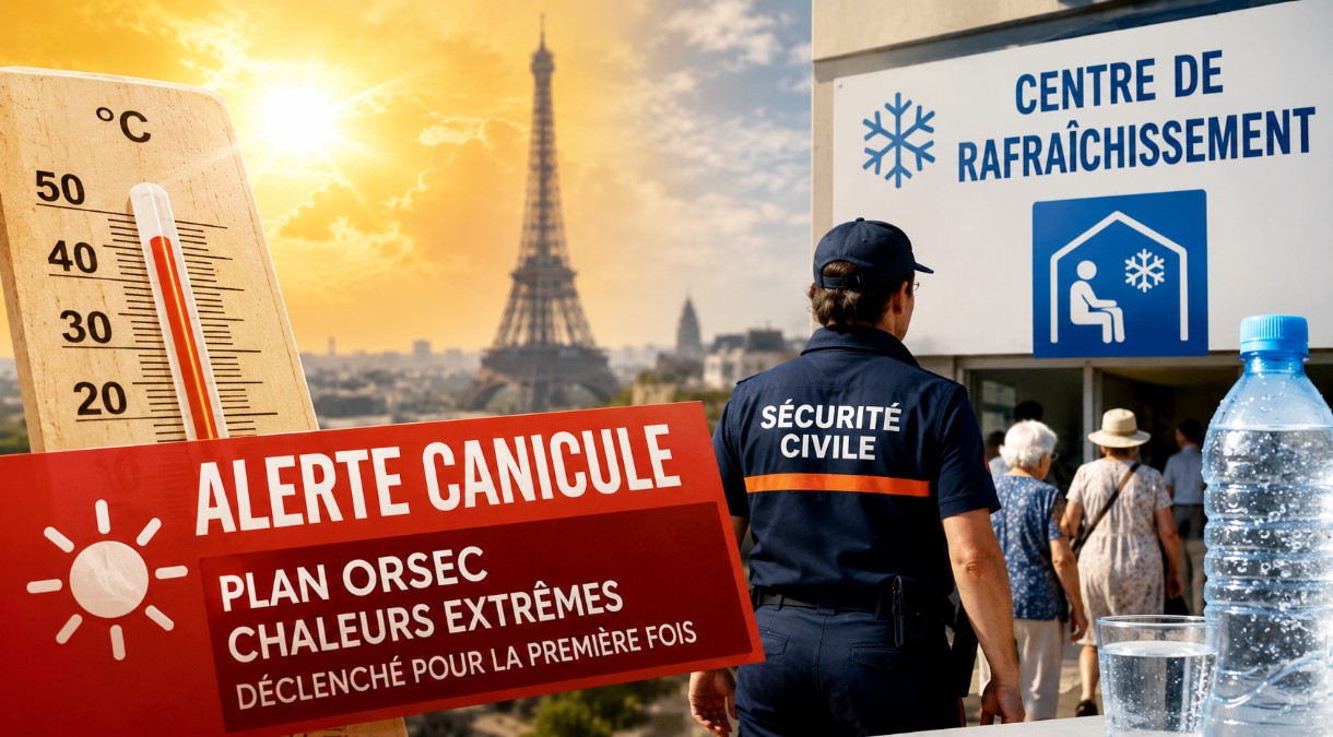 Frankreich aktiviert erstmals den ORSEC-Plan für extreme Hitze