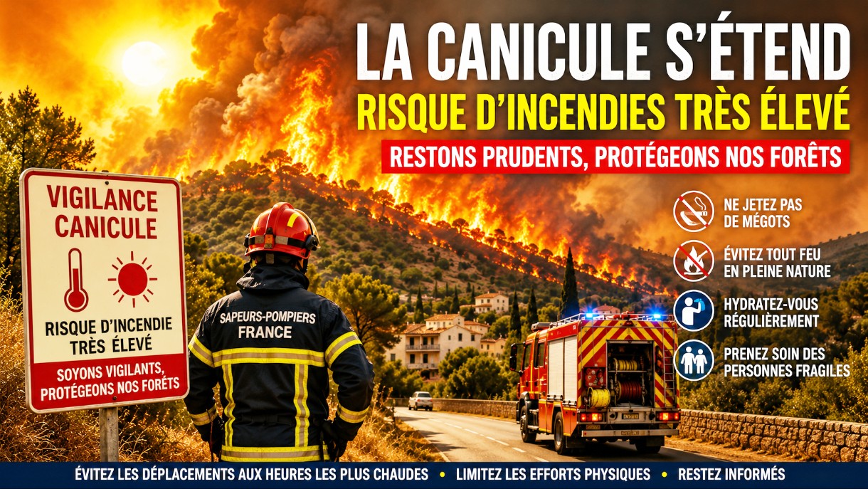 Frankreich kämpft gegen extreme Hitzewelle – allgemeine Waldbrandgefahr erreicht kritisches Niveau