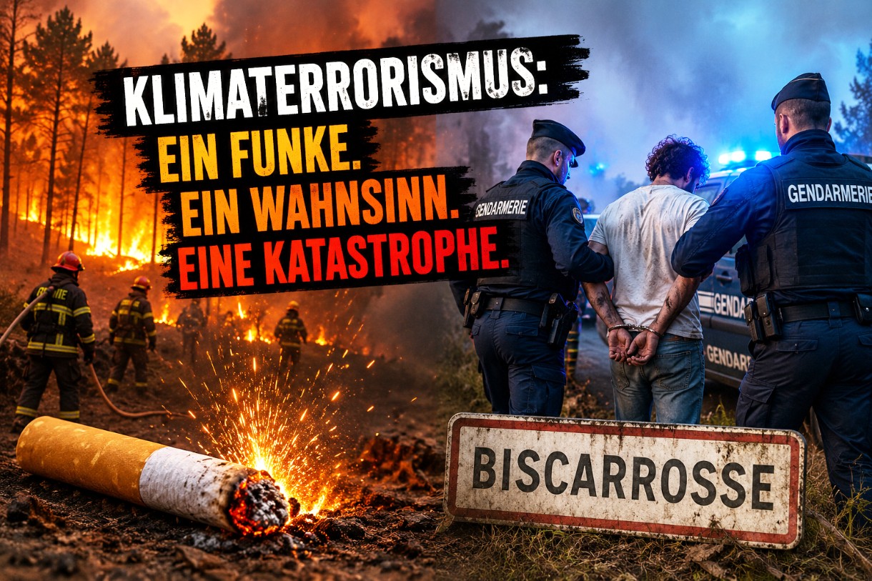 Klimaterrorismus-Funke-Wahnsinn-Katastrophe_Illustration