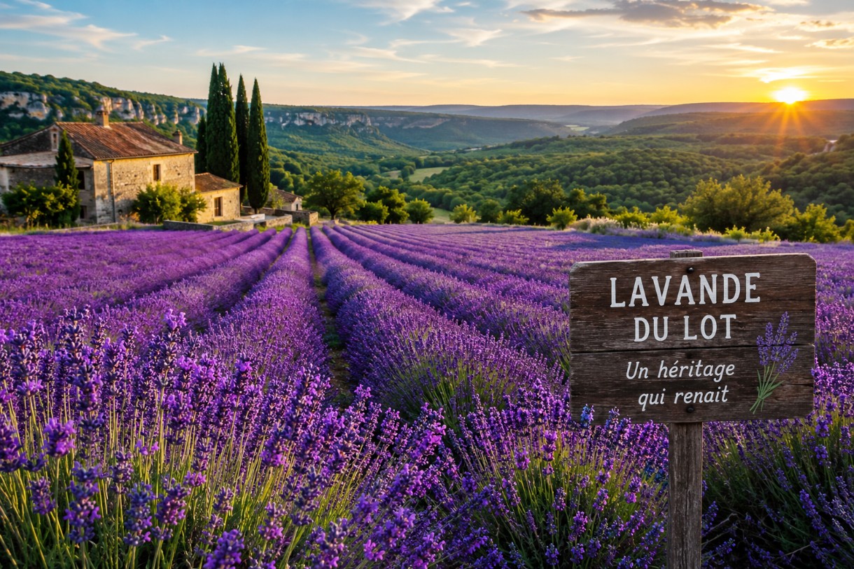 Lavendel erlebt im Département Lot eine bemerkenswerte Renaissance