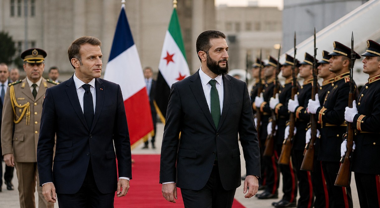 Emmanuel Macron in Damaskus: Ein Besuch von großer symbolischer Tragweite