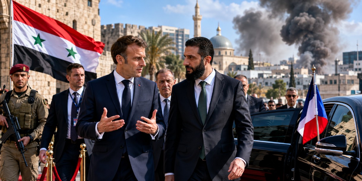 Macron setzt in Syrien auf Stabilität – trotz Bombenanschlägen in Damaskus