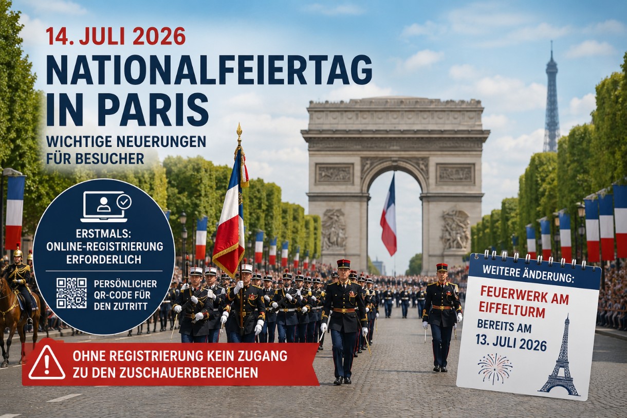 Nationalfeiertag in Paris: Für die Militärparade gilt erstmals eine Registrierungspflicht
