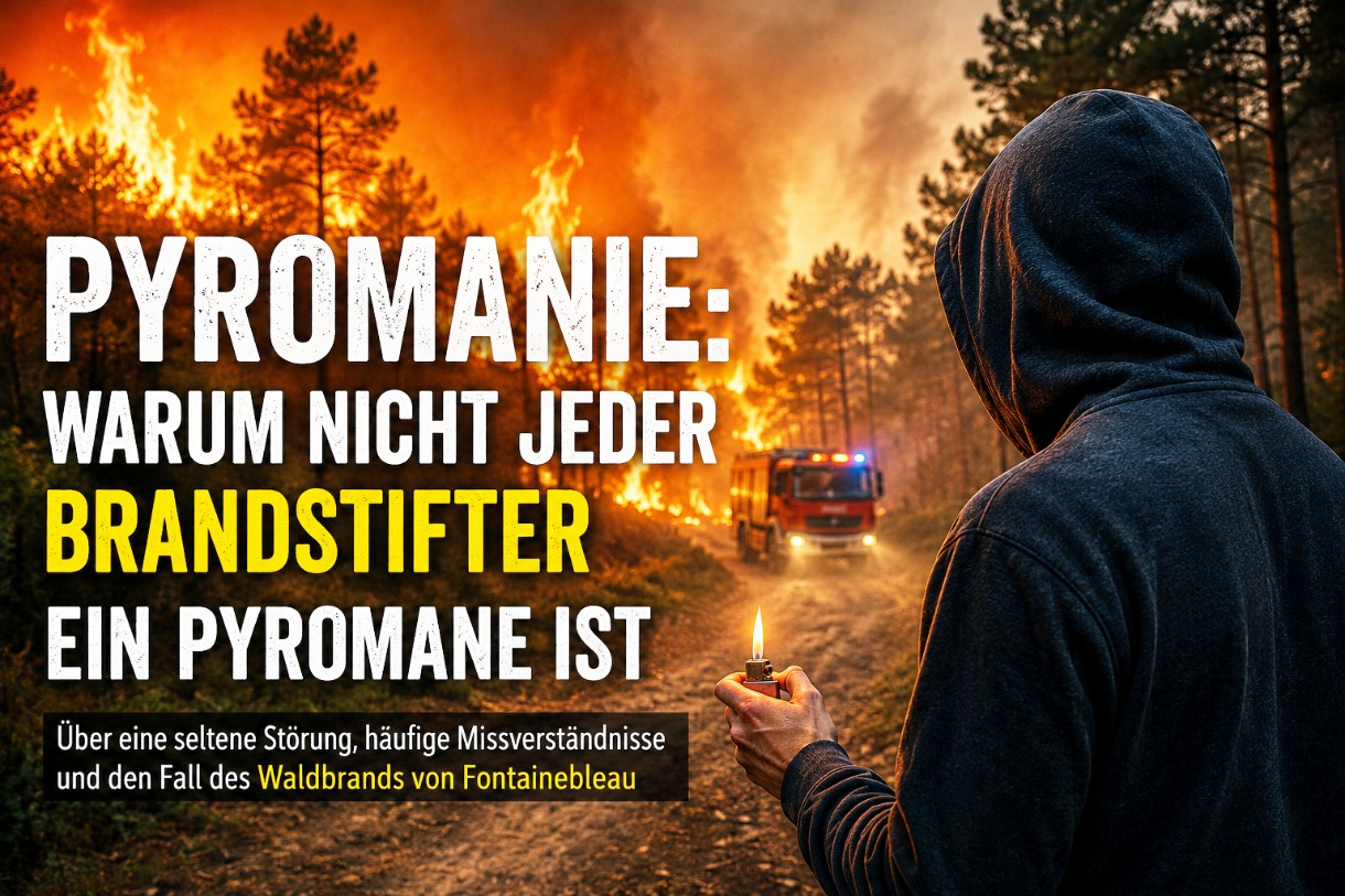 Pyromanie: Warum nicht jeder Brandstifter ein Pyromane ist