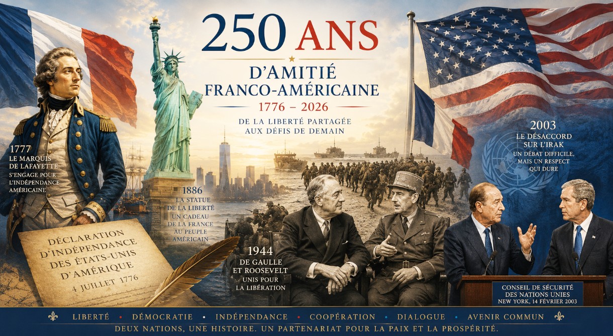 250 Jahre USA: Zwischen Freiheitskampf, Weltkriegen und Irak – die wechselvolle Geschichte der französisch-amerikanischen Freundschaft
