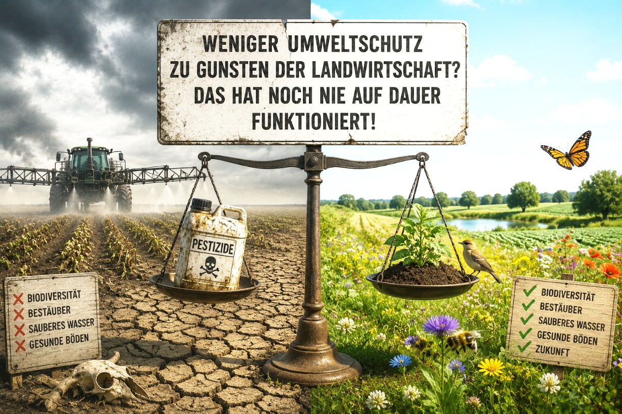 Kommentar: Wenn weniger Naturschutz plötzlich die Landwirtschaft retten soll …