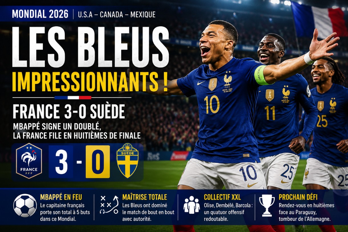 WM 2026: Frankreich zerlegt Schweden – Die Bleus senden ein Signal an die Konkurrenz