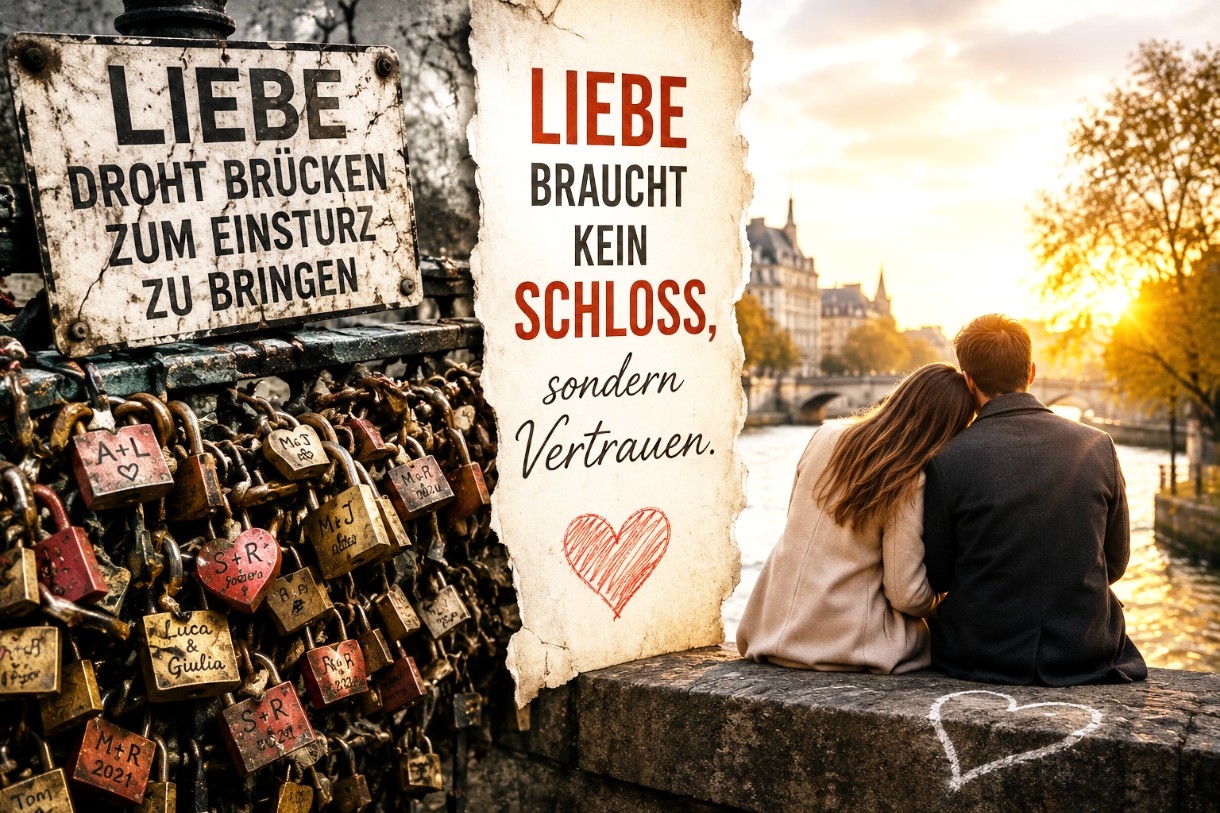 Kommentar: Wahre Liebe braucht kein Schloss – sondern Vertrauen
