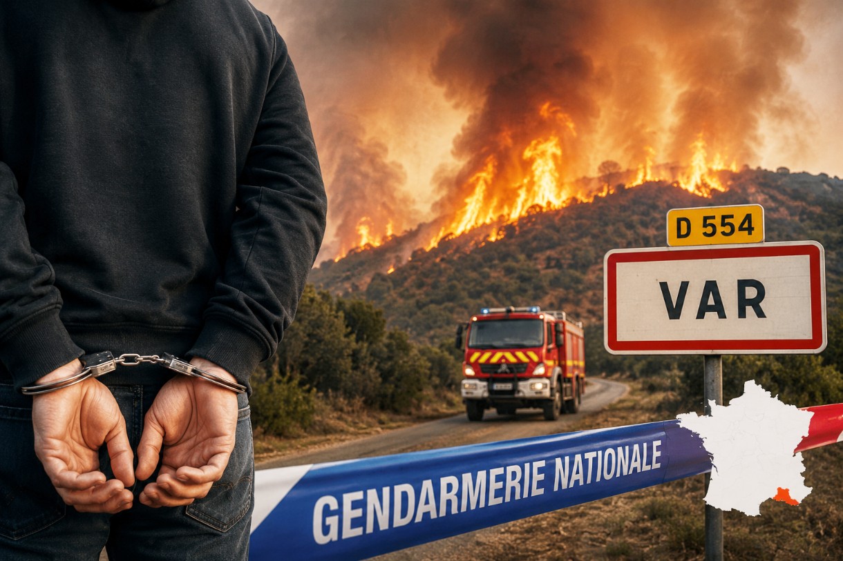 Brandserie im Var: Was über einen inhaftierten Verdächtigen bekannt ist